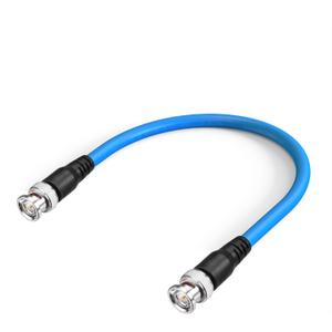 Superbat 3G/6G/12G SDI Cable 1ft BNC Jumper Belden 1694A Cable,Supports HD-SDI/3G-SDI/4K/8K Video,for Cameras Converter,Precision SDI Cord (1Pcs)