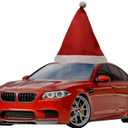 Christmas Car Accessoriescar Decoration 43 Inch*37 Inch 2025 Giant Oversized Santa hat Christmas CAR Decor Red Felt Decal for PartyCostume Auto Accessories(Red)