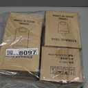 3 Pack Clear Candy Jar, Airtight Plastic Cookie Jars with Lids in 3 Sizes, Wide Mouth Food Storage Apothecary Container for Office Desk, Kitchen, Counter, 70 Oz, 45 Oz, 27 Oz