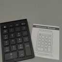 Foloda Wireless Number Pads, Numeric Keypad Numpad 22 Keys Portable 2.4 GHz Financial Accounting Number Keyboard Extensions 10 Key for Laptop, PC, Desktop, Surface Pro, Notebook