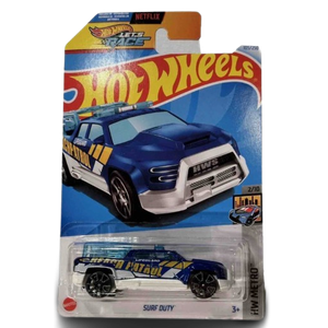 Hot Wheels Lolux HW Modified Series #3/10 Diecast 1:64, Hot Wheels 2024 Experimotors Series #1/5 Brick and Motor #HTC55 1:64, 2024 Hot Wheels Surf Duty 2/10 HW Metro #105/250 Let's Race, Pack of 3
