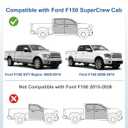 Out-Channel Window Visors Rain Guards for Ford F150 SuperCrew 2009-2014