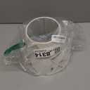 Aspen Creative 58902 Transitional Hardback Empire Shape UNO Construction Lamp Shade in Off White with Leaves and Petals in Paper, 9" Wide (5" x 9" x 7")