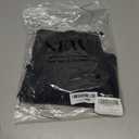 LYANER Women's High Waist A Line Button Front Flared Midi Skirts with Pocket Black Medium (M)