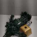 e Crafty Pre-lit Mini Christmas Tree, Tabletop Artificial Fiber Optic Christmas Trees with Gold Base -24 Inch