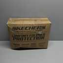 Skechers Air-Cooled Memory Foam Seat Covers,Thick Car Seat Covers,Leather Piping Car Seat Covers Front Seats,Airbag Compatible,Automotive Comfort Universal Fit Most Cars,Vans,Trucks,SUV,Red (Black and Red)