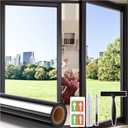 Coavas One Way Privacy Window Film with 3 Tools, Black 35.4"x 157.5"