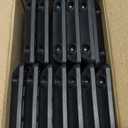 Steel DN Mate 20 PCS Deck Railing Bracket Connectors for 2x4 (Actual 1.5x3.5) Wood Post to Handrail Connection, Sturdy Nylon Stair Fence Railing Connectors with Coated Wood Screws,Drill Bit