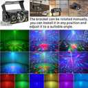 Party Lights, DJ Disco Light Disco Ball Light Sound Activated Strobe Stage Lights for Parties Birthday Christmas Gift Wedding Karaoke Bar Club Pub Dance Home Living Room Halloween Decorations