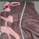 I Love You Blanket Gifts for Women Girls Cozy Throw Wedding Anniversary, Valentine's, Mother's Day, Christmas, Birthday Gift for Mom, Girlfriend, Wife, Daughter, Friend, Sister (Brown, 50“x60")