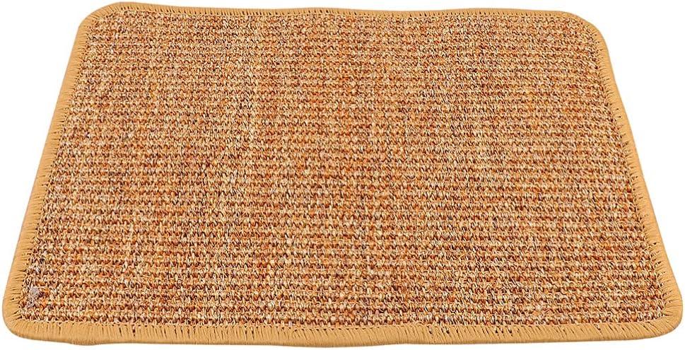 balacoo Natural Sisal Cat Scratching Mat Floor Protector for Cats Dual-use Play and Sleep Pad Against Scratching for Home Use