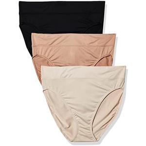 Warner's womens Allover Breathable Hi-cut Panty, L/7
