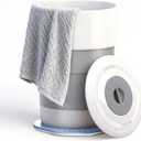 Towel Warmer, 23L Towel Warmer Bucket with Time Setting, Auto Shut-Off, Retractable Portable, Fits Up to Two Large Towels, Bathrobes, Blankets, PJ's and More