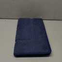 DEXI Bathroom Rugs 32x20, Washable Non Slip Bath Mat for Shower Floor, Absorbent Quick Dry Bathmat with Rubber Backing, Ultra Soft Plush Carpet for Tub, Navy (1'8" x 2'8" (Rectangular))