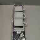 24-Inch 3-Light LED Modern Black Bathroom Vanity Light Fixtures Over Mirror, Bathroom Lighting Fixtures with Cool White 6000K, Vanity Wall Lights for Bath Restroom Powder Room