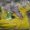 LovinPet Dog Warm Coat with Hood  Medium & Large Dinosaur Hoodie Winter Jacket for Cold Weather, Yellow & Green Coat for Large Dogs,XXL