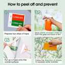 2 x Coavas Decorative Window Privacy Film, Heat Control Sun Blocking Stained Glass Window Film, Floral Design Static Cling, Non Adhesive Windows Tint for Bathroom Front Door(Vinyl, 17.5" x 78.7 ") (Frosted)