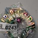 Zoestar Light Up Happy Birthday Crown Headband Glow Ball Hair Bands Sparkly Birthday Party Hair Accessories Women
