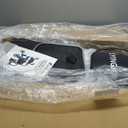 2-in-1 Heavy Duty Rollator Walker with 10" Front & 8" Rear Airless Tires, Foldable Transport Wheelchair for Seniors, Supports Up to 300 lbs, Adjustable Height, Safety Features, Easy Storage (Blue)