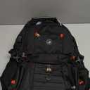 SHRRADOO Extra Large 50L Travel Laptop Backpack with USB Charging Port, College High School Backpack Airline Approved Business Work Bag Fits 17 Inch Computer for Men Women (Black)