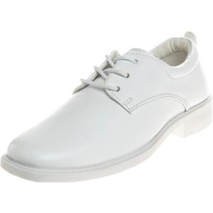 Josmo Boys Classic Comfort Oxford Shoe - Wing Tip Formal Dress Shoes lace up (Size 1 Big Kid)