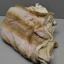 Cozy Bliss Faux Fur Throw Blanket for Couch, Fuzzy Soft Plush Thick Bubble Blanket for Sofa Bedroom Living Room, 50 * 60 Inches Tie-dye Beige