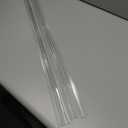 4 Pack Frameless Shower Door Bottom Seal, 1/4 x 39 Clear PVC Shower Seal Strip for 1/4 Inch Glass Shower Door Stop Shower Leaks