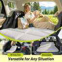 Foldable Car Bed for Mid-Size SUV Non-Inflatable Foam Mattress, Thick Portable Trunk Sleeping Pad, Odorless Cooling Material Air Mattress Alternative for Road Trips & Camp with Earplugs & Eye Mask, Medium