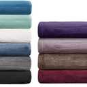 Beautyrest Heated Plush Elect Electric Blanket with 20 Heat Level Setting Controllers Equip with Secure Comfort Technology and 10 Hours Auto Shut Off, Twin: 62x84, Aqua,BR54-0903