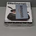 Elite Gourmet Countertop Electric Burner, 1000W Cast Iron Hot Plate, 7 Heat Settings, Portable Cooktop for RV, Dorm, Office & Small Kitchens, Road-Ready & Compact (Single)