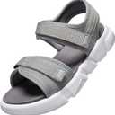 CAMELSPORTS Women Walking Sandals Summer Athletic Sandals Sport Water Shoes Beach for Casual Travel Outdoor (38, Grey-1)