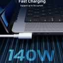 JSAUX USB C to Magnetic 3 Cable 10ft, 140W Magnetic Safe 3 Cable Compatible with MacBook Air (15"/13" M4 2025, M3 2024, M2 2023, M2 2022), MacBook Pro (16"/14" 2024/2023/2021)