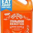ANGRY ORANGE 1 Gallon Enzyme Cleaner and Deodorizer, Pet Stain and Odor Remover for Dog & Cat Urine and Stains - Citrus, Made in USA (128 Fl Oz (Pack of 1))