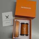 AIERLIAN Knife Sharpener Tool, Rolling Knife Sharpener Kit, Knife Sharpening with Diamonds and Ceramic for Steel of Any Hardness, Kitchen knife Sharpener with 15 & 20 Degree Magnetic Angle(Brown)