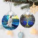 Jesus Christ Christmas Decorations - God Jesus Home Decor | Stained Glass Ornament | Christmas Ornaments for Tree | Christian Holiday Ornament Christian Gifts, Religion Gifts, Gift Ideas, Xmas Gift