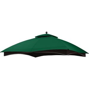 MASTERCANOPY Replacement Canopy Top for Lowe's Allen Roth 10x12 Gazebo #GF-12S004B-1 (Forest Green,Polyester)
