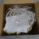 Amyhill 30 Pcs Friendsgiving Table Decor Coloring Wooden Pumpkins Cutouts Friendsgiving Party Decorations Plate Sign Thanksgiving Centerpiece for Table Pumpkin Wood Cutout for Thanksgiving (Natural)