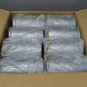 Rustic Vase for Table Centerpieces 5.91 Inch Flower High Vase with Twine Bow Vintage Farmhouse Decor for Wedding Reception Dining Baby Shower Home Galvanized Metal Buckets(Iron Color, 24 Pcs)