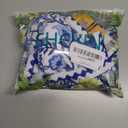 SHEKINI Women's Bikini Sets Floral Print Whip Stitch Color Block Two Piece Swimsuits High Waisted Tie Back Bathing Suits (Medium, Blue Iris Flower)