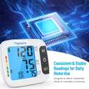 Blood Pressure Monitor for Home Use, Large Upper Arm Blood Pressure Cuff with Backlight & Talking (Voice Broadcast), Automatic Digital BP Machine for Seniors, Heart Rate Monitor & Storage Bag
