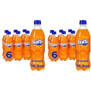 Fanta Orange Soda | Soft Drink | 16.9 fl oz | 24 Pack, BB Date: 02/23/26