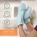 NatraCure Microwaveable Hand Warmer Mittens - Heated Gloves for Arthritis, Raynaud's Syndrome, Soreness & Stiff Joint Pain - Moist Heat Therapy Gloves - 1 Pair