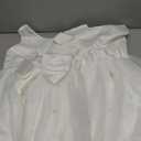 Mokpi Flower Girls Wedding Dress Princess Birthday Party Satin V-Back Ball Gown Prom (130, White)