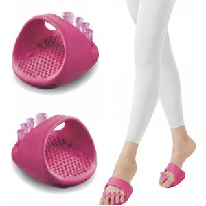 Foot Arch Trainer for Plantar Fasciitis, Extra Wide Toe Splay Stretcher & Ankle Strengthener, Heavy Duty Flat Feet Arch Support for Women, Pilates Posture Corrector