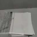 100 PCS Sticker Paper for Inkjet Printer, Printable Vinyl Sticker Paper Dries Quickly Vivid Colors, 8.5"x11" Tear Resistant Printable Vinyl, Glossy White, Inkjet & Laser Printer