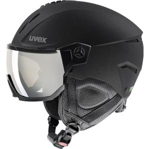 uvex Instinct Visor - Adjustable ski & Snowboard Helmet with Integrated Visor for Women & Men (MEDIUM (22 - 22 5/6 in), black matte)