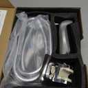 PROOX All Metal Tub Spout with Diverter, 6 Settings Hand held Shower with ON/Off Pause Switch, Bathtub Faucet with Sprayer Chrome