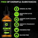 2X Biotin Beard Growth Oil for Men - Natural Organic Leave-in Conditioner & Softener - Mustache & Facial Hair Thickener, Moisturizer & Strengthener - Anti Itch & Dandruff Serum, 2 fl.Oz(Cedar)