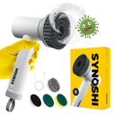 Electric Spin Scrubber, Power Cleaning Brush with 3 Heads, Cordless Waterproof Shower Scrubber with Dual Speed, Perfect for Cleaning Bathroom, Tile, Cars, Floor. Electric Scrub Brush for tub