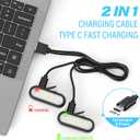 Yaklim Running Light, 2 Pack Clip on Flashlight for Runners Rechargeable Safety Lights for Walking at Night Hands Free Emergency LED Flashlight Work Light Warning Flashing Camping Hiking Walking Dog